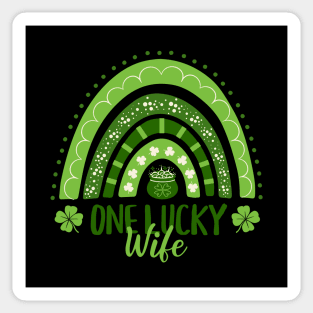 One Lucky Wife Sticker